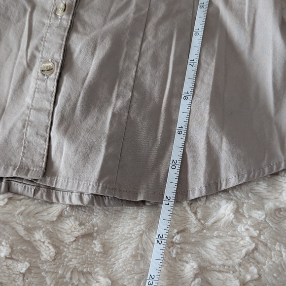 H&M button up 3/4 sleeve size 4 top - Picture 6 of 8